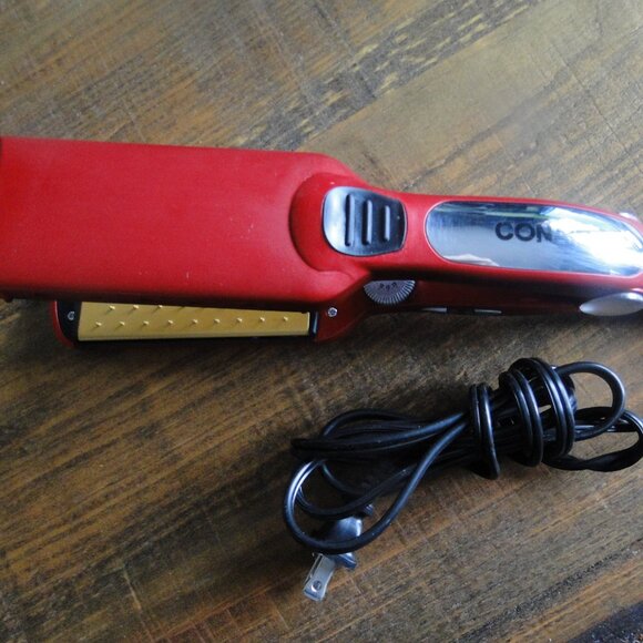 Conair 2" Wet·Dry Tourmaline Ceramic Straightener with Straightening Pins - Picture 1 of 5